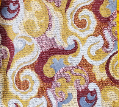 DE COLECCIÓN FUNKY MOD DISCOTECA AÑOS 70 ~ SHIAPARELLI ~ CORBATA ANCHA PARA HOMBRE ~ ORO DE COSECHA ~ 57" Foto 1 de 3