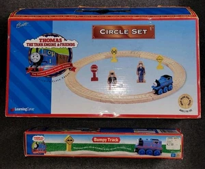 VTG Thomas & Friends Wooden Train Circle Set/Bumpy Track Lot NIB - Picture 1 of 3