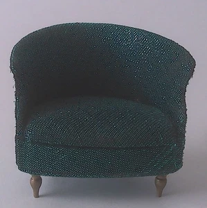 Puppenmöbel grüner Sessel - Bild 1 von 5