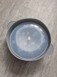 Microwave Silicone Popcorn Popper Maker Collapsible Bowl With Lid Soft Flexible - Picture 1 of 7