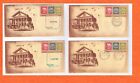 Australia 1980 Sydpex 80 FDC PSE set of 4 different Postmarks Mint Codition
