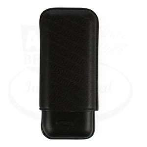 Davidoff R-2 Leder 2 Zigarren Etui schwarz Enjoyment - Bild 1 von 2