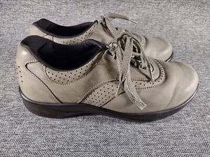 SAS Walk Easy Nubuck Leather Lace Up Comfort Shoes Sneakers Womens Size 8 M - Picture 1 of 9