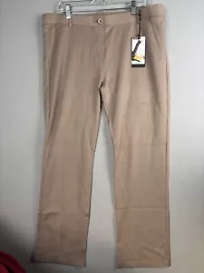 Betabrand Dress Yoga Pant Women’s 2XL Beige Tan Khaki Straight 3960 - Picture 1 of 17