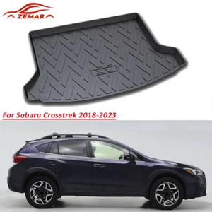 Alfombrilla de maletero trasero revestimiento de carga bandeja de maletero alfombra para Subaru Crosstrek 2018-2023 - Imagen 1 de 6