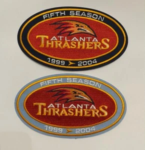 Atlanta Thrashers 5th Anniversary Team Logo Jersey Shoulder Patch - Picture 1 of 6