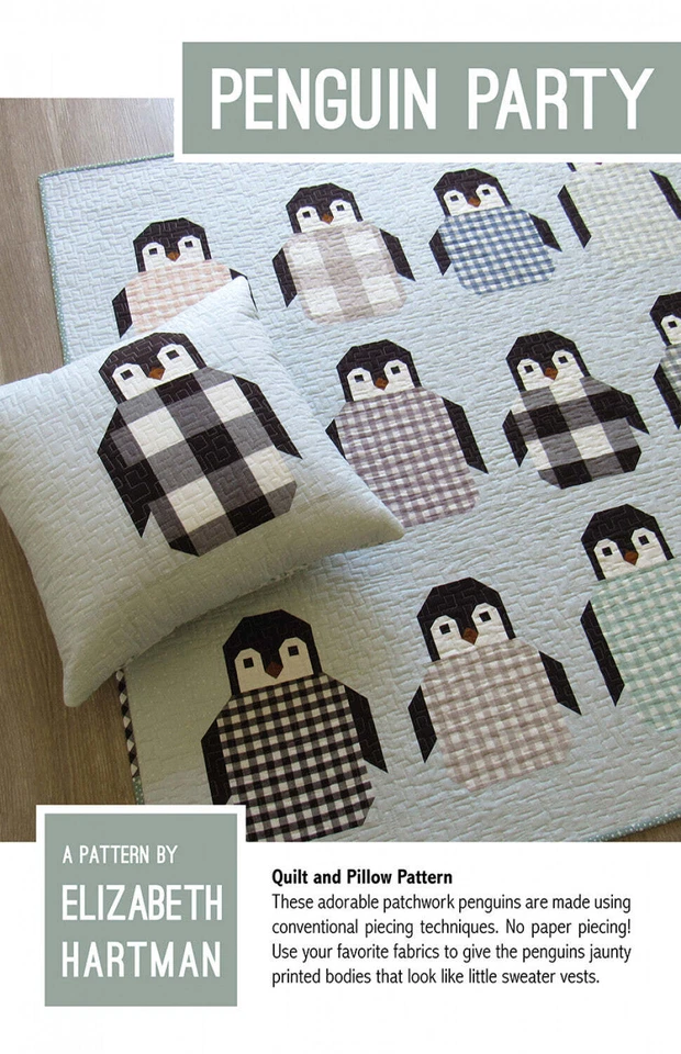 Penguin Party Quilt Pattern by Elizabeth Hartman - Image 1 of 3
