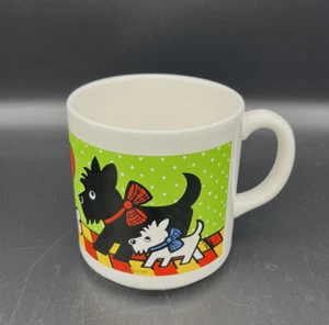 HOUZE Scottie Dogs Heart Mug 10oz by  Bright Graphic Design Brazil - Picture 1 of 7