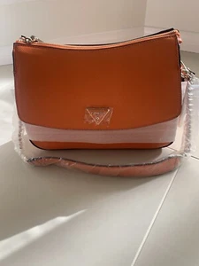 Guess Cordelia Orange Shoulder Bag - Picture 1 of 4