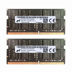 Micron 2x 8GB 2Rx8 DDR4 PC4-2400T 19200Mhz 260Pin SO-DIMM Laptop Memory Non Ecc_ - Picture 1 of 7