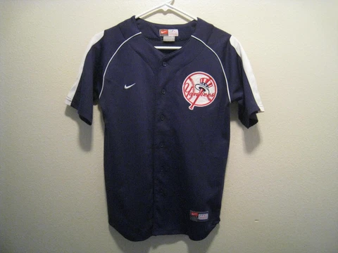 Nike New York Yankees #25 MARK TEIXEIRA MLB Baseball Jersey (Youth Medium) Cover