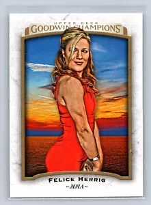 Felice Herrig - 2017 Upper Deck Goodwin Champions Base Card # 28 - Bild 1 von 2