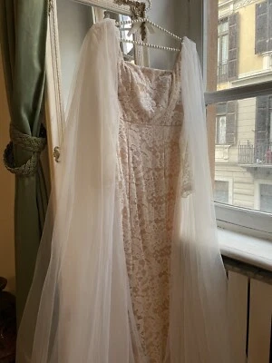 Abito Da Sposa In Pizzo - Immagine 1 di 4