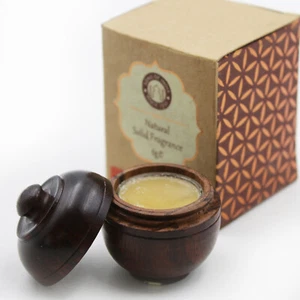 Amber Duft Creme 100% Natürlich Parfum Holz Tiegel Duftwachs Indien  6g - Bild 1 von 4