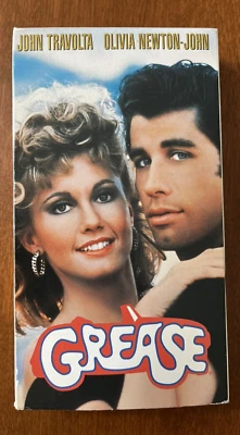 Grease [VHS] John Travolta Olivia Newton John excellent condition - Image 1 of 4