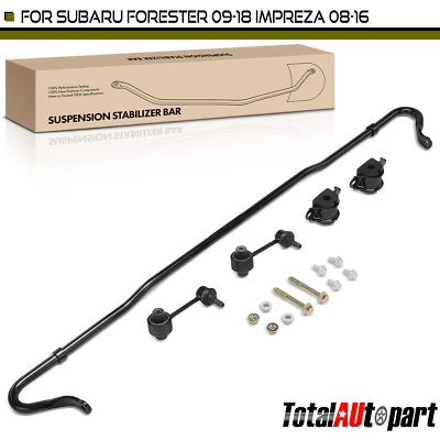Barra estabilizadora de suspensión con kit de buje para Subaru Forester 09-18 Impreza WRX trasero Foto 1 de 4