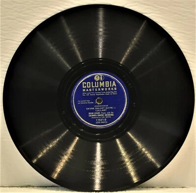 OSCAR LEVANT "Gayne Ballet Suite"  78 RPM  Columbia 17521-D - Image 1 of 3
