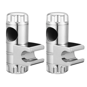 2 Pcs Shower Bracket Adjustable Head Holder Bathroom Accessories - Picture 1 of 12