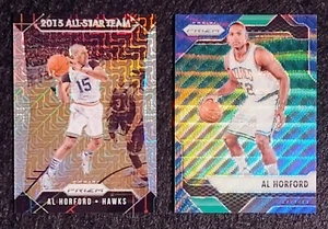 AL HORFORD Panini Prizm Lot- 2015 #358 Mojo /25 & 2016 #41 Blue Wave /99 Celtics - Picture 1 of 9