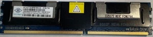 Nanya NT1GT72U8PB1BN-3C 4GB PC2-5300 DDR2 ECC CL5 240P DIMM - Picture 1 of 2