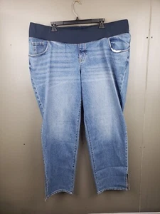 Old Navy Womens Maternity Lilo Pants Size 20 L Light Wash Stretch 2023 - Picture 1 of 12