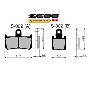 Plaquettes de Frein Kit ZCOO S002 Ex C pour Yamaha YZF 1000 R1 2007 2008 Devant - Imagen 1 de 1