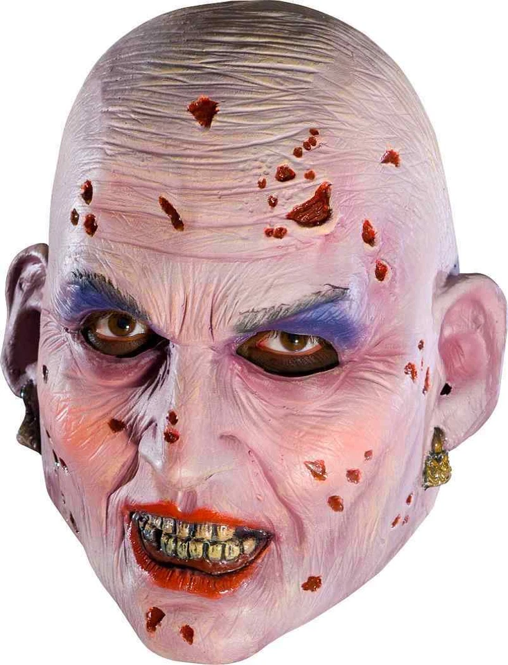 Miss Undead 3/4 Vinyl Mask Zombie Girl Lady Halloween Child Costume Accessory - Image 1 of 1