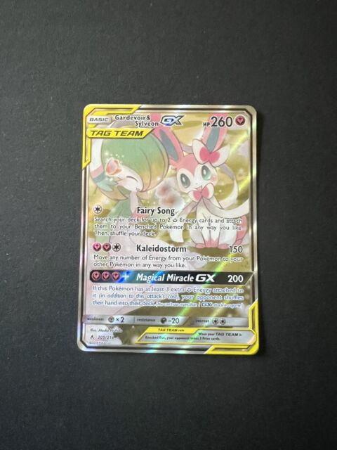 Gardevoir & Sylveon GX - 205/214 - Alternate Art Ultra Rare