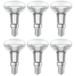 6 x Osram LED Star Glas Reflektor R50 1,5W = 25W E14 matt 110lm warmweiß 2700K - Bild 1 von 7