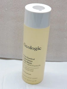 Geologie Acne Control Super Clean Bodywash AHA+BHA Vegan 250ml 8.4fl Made In USA - Picture 1 of 3