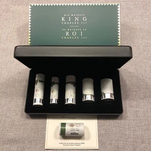 2023 Canada King Charles III First Strike Special Wrap 5 Roll Set, 50 Cent  Roll - Bild 1 von 3