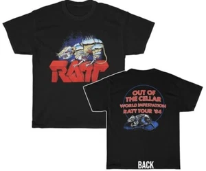 RARE Ratt' 1984 Out of the Cellar World Infestation Tour T-Shirt Size S-4XL Gift - Bild 1 von 4
