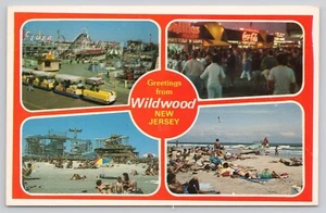 Postcard greetings from Wildwood, New Jersey multiview - Picture 1 of 2