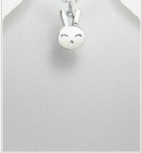 925 Sterling Silver Rabbit Pendant - Picture 1 of 1
