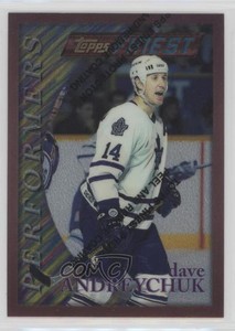 1995-96 Topps Finest Dave Andreychuk #6 HOF