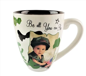 2011 Candidly Lol Soldier Mug NEW 4.5" Tall 3.75 Wide Large Camo Military - Picture 1 of 5