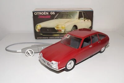 A40 1:12 JOUETS MONTE-BLANC CITROEN GS SEDAN 1971 MAROON TELEGUIDEE MIB RARE - Photo 1/4