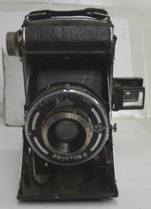 Welta Perle Folding Film Camera Prontor II & Anastigmat 1:4.5 F=7.5cm Lens - Picture 1 of 21