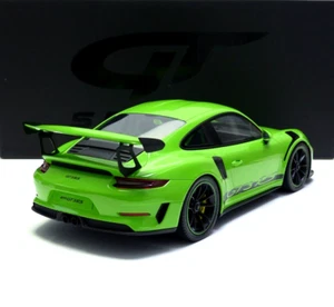 Porsche 911 (991.2) GT3 RS cupé 2019 ruedas verdes/negras 1:12 GT917 GT-SPIRIT - Imagen 1 de 6