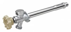 8 in. Chrome Plated Brass Anti-Siphon Frost-Free Sillcock - 1/2" x 3/4" - Picture 1 of 3