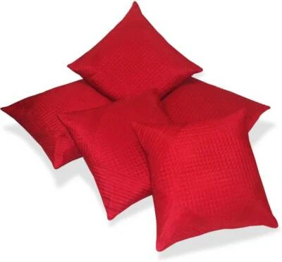 Plain Large Textured Cushion Cover Pillow Case Home Sofa Decor 16" X16"  - Image 1 of 3