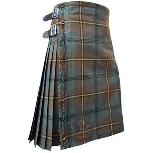 Kilts For Men Johnstone Weathered Tartan Kilt Scottish Traditional Kilt For Sale - Bild 1 von 5