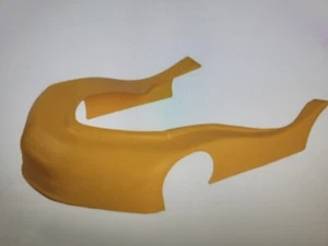 KIT DE CUERPO OVALADO SUPER TUFF PARA CARRERAS GO KART JUNIOR LADO AMARILLO PLÁSTICO DURO - Imagen 1 de 1