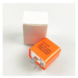 Motorcycle 2-Pin Flasher LED Flasher Relay Turn Signal Indicator LED Adjustable - Picture 1 of 12