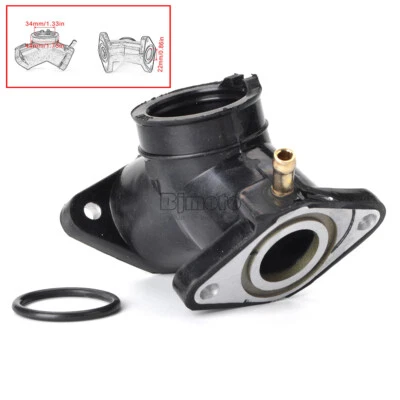 Carb Holder Intake Manifold Boots For Yamaha XV250 Route 66 XVS125 Drag Star 125 Foto 1 de 4