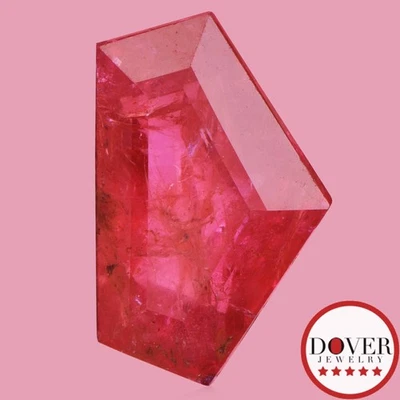 GIA 3.04ct Natural NO HEAT Ruby Modified Cut Loose Stone NR - Image 1 of 4