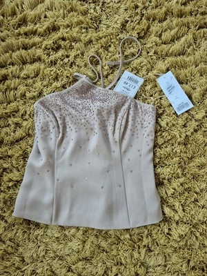 NEXT Sequin Bustier  Bnwt S8 - Image 1 of 3