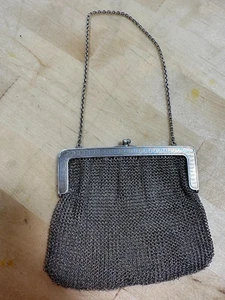 Antique Gorham 925 Sterling Silver Mesh Purse 112.5g - Picture 1 of 5