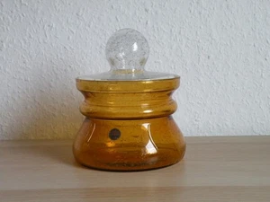 ROYAL LEERDAM KRISTALUNIE GLASDOSE Niederlande 60er Jahre VINTAGE - Bild 1 von 13