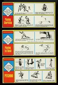 Bazooka Tips from the Topps 1972 juego de panel completo 12/12 bajo grado - Imagen 1 de 8